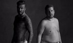 David Beckham i otyły grubas w reklamie bielizny. WIDEO