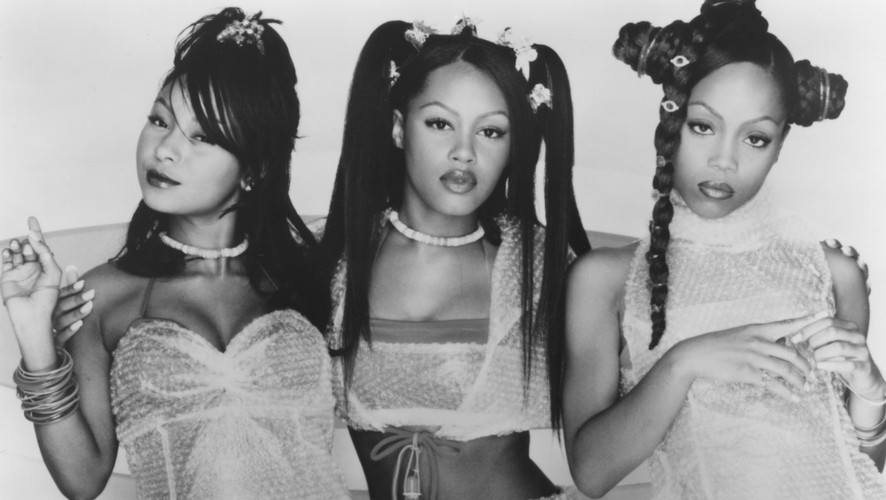 Natina Reed z koleżankami z grupy Blaque