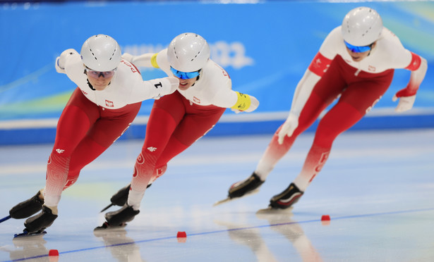 Polskie panczenistki w drużynowym finale D na igrzyskach olimpijskich w Pekinie