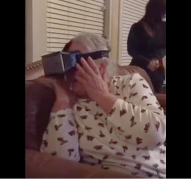 A nagyi életében először vett fel 3D-s szemüveget. A reakciója  megfizethetetlen! (videó) - Blikk Rúzs