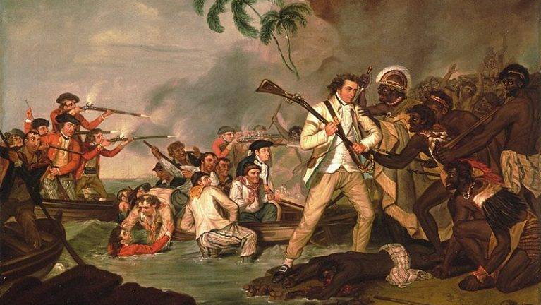 George Carter, „Śmierć kapitana Jamesa Cooka”