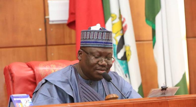 President of the Senate, Ahmad Lawan [[Twitter/@SPNigeria] 