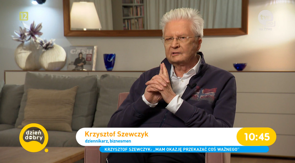 Krzysztof Szewczyk w "Dzień dobry TVN"