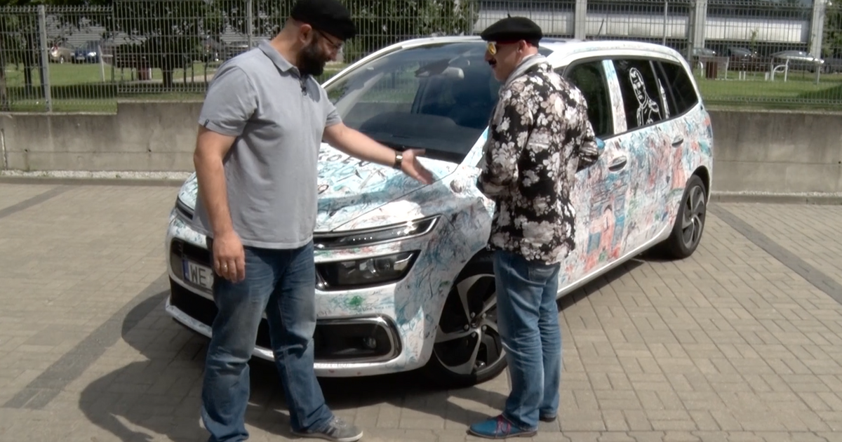 Auta bez ściemy pomalowany Citroen Grand C4 Picasso