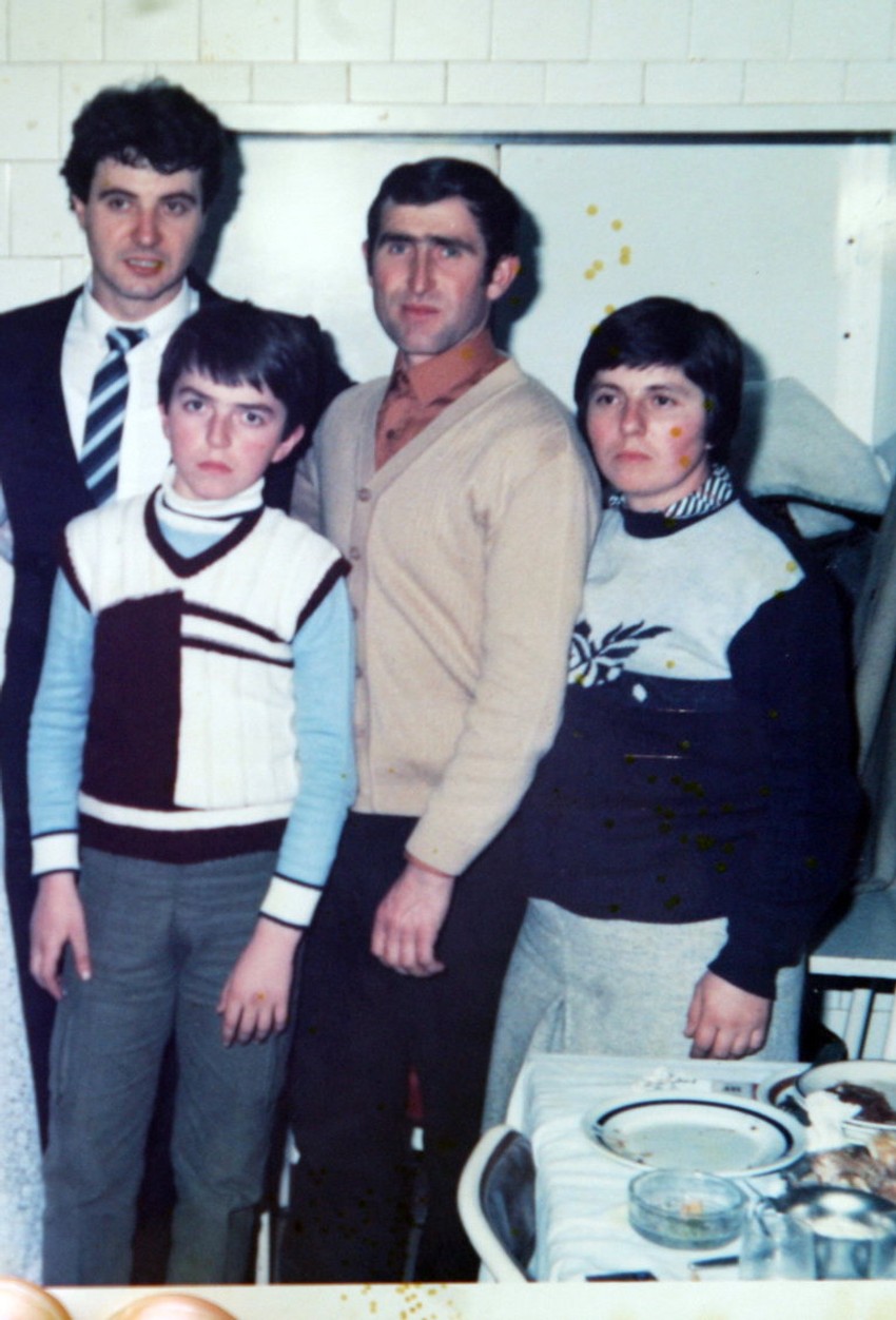 Ljubiša i Javorka na jednoj od porodičnih fotografija