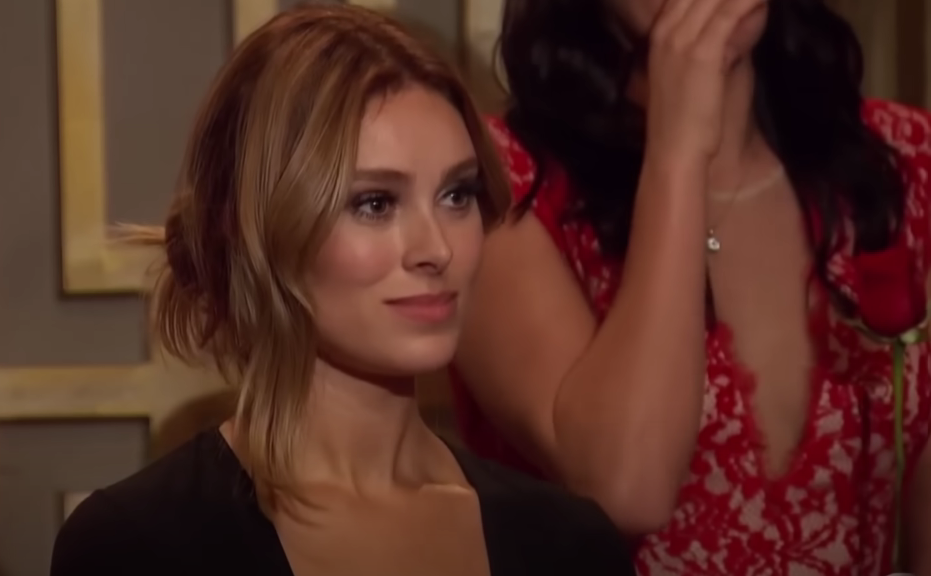 Hailey Merkt v šou The Bachelor.