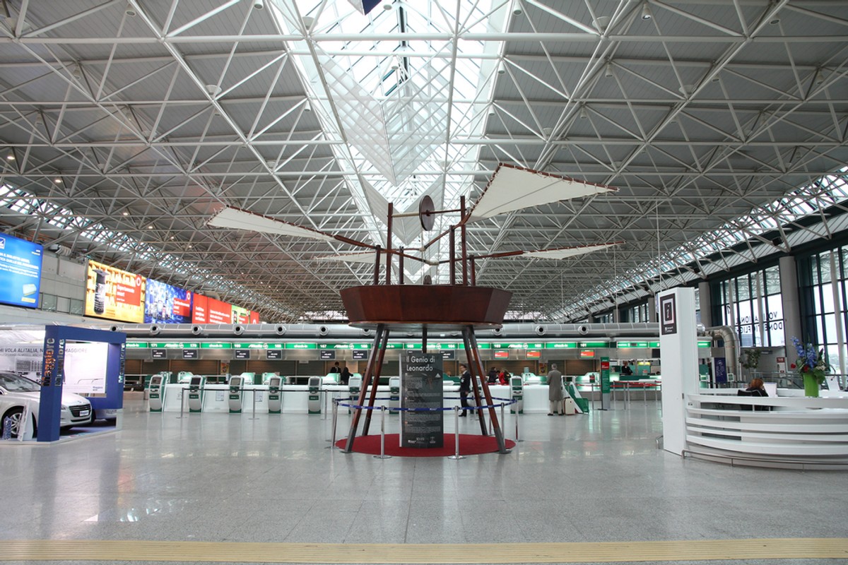 Lotnisko Fiumicino Airport, Rzym, Włochy