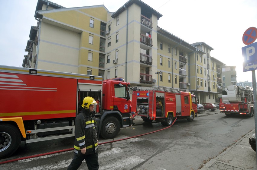 Požar u ulici Mileve Marić