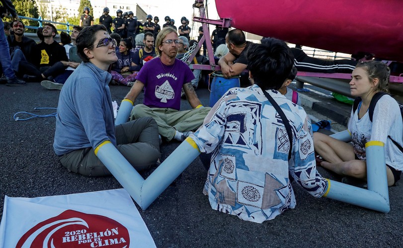 Extinction Rebellion w stolicy Hiszpanii