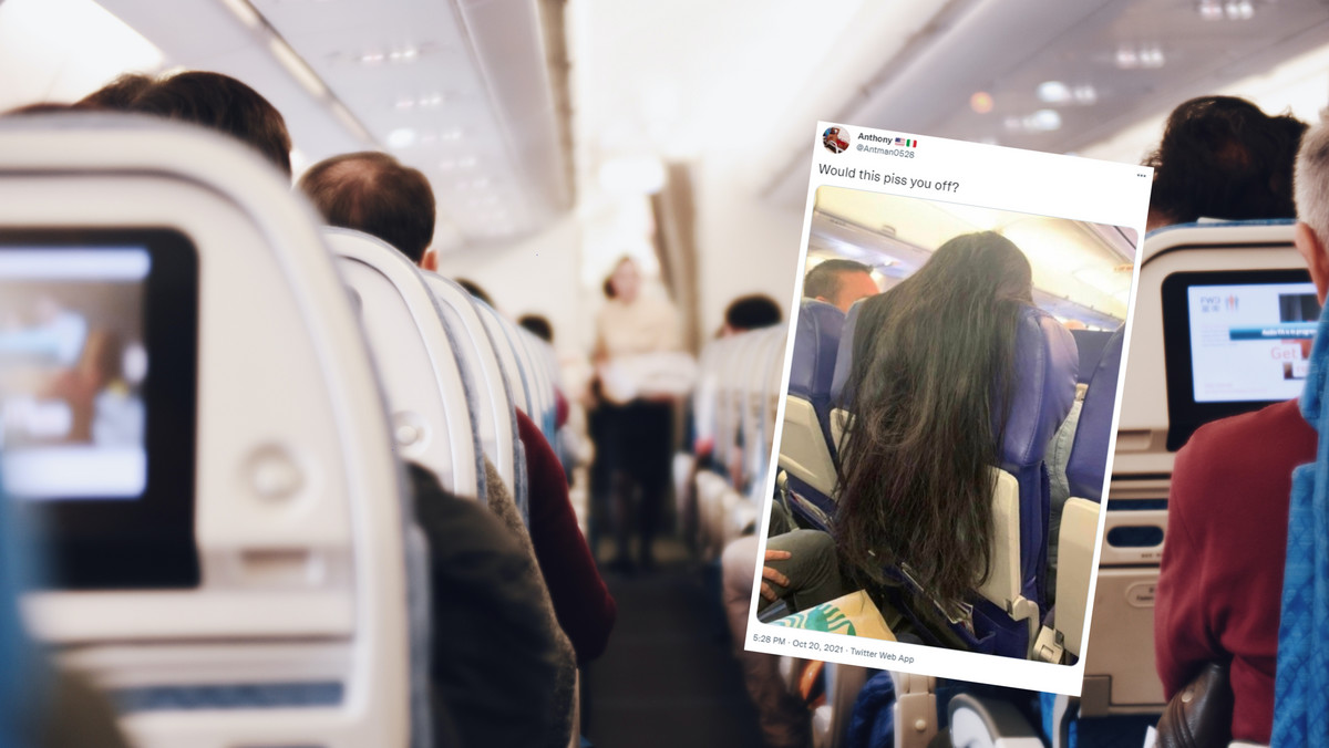 Pasażer samolotu wrzucił do sieci zdjęcie współpasażerki. "Obrzydliwe!"