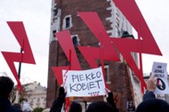 Demonstracja zwolenników prawa do legalnej aborcji