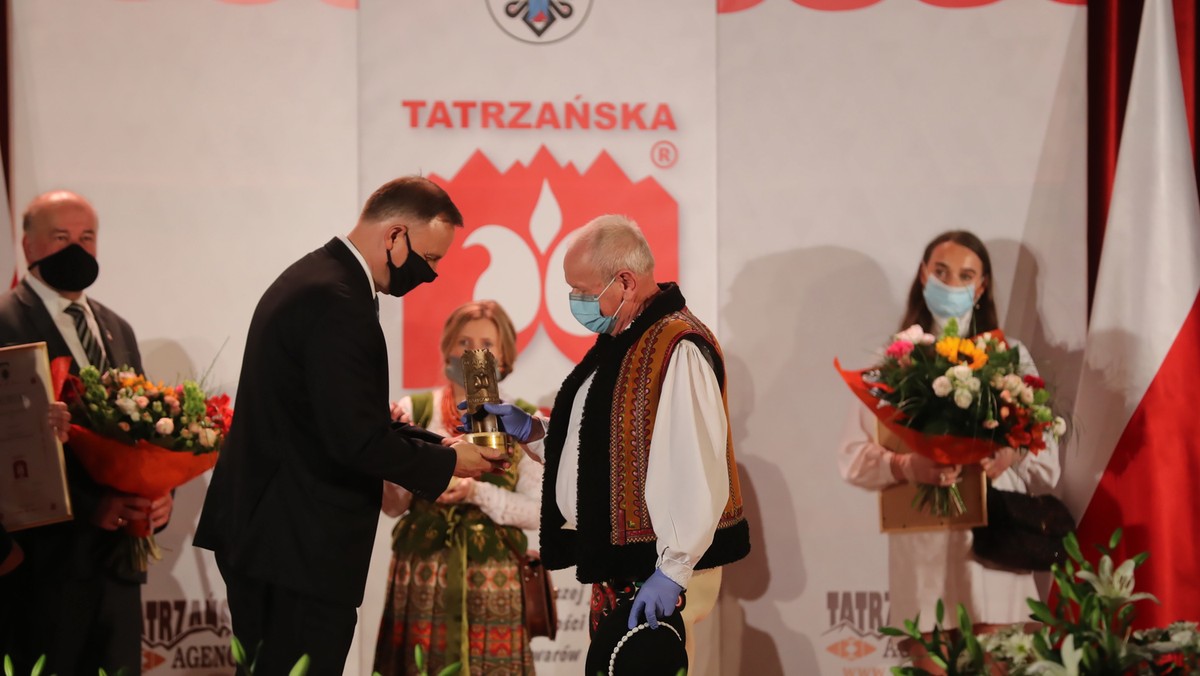 Wybory prezydenckie 2020. Andrzej Duda mówi w Zakopanem o "Marce Tatrzańskiej"