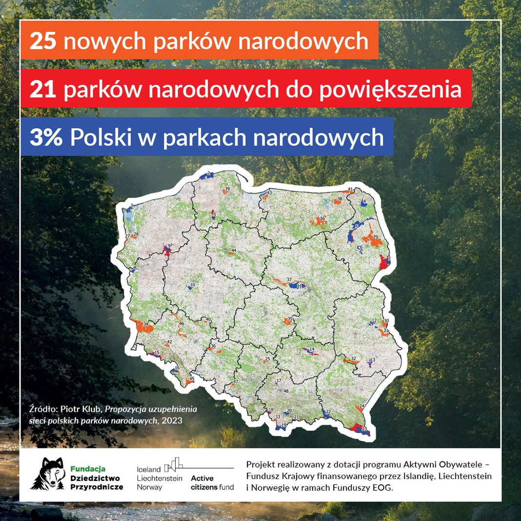 Wymień Krainy Na Terenie Których Nie Ma Parków Narodowych 25 nowych parków narodowych do utworzenia w Polsce