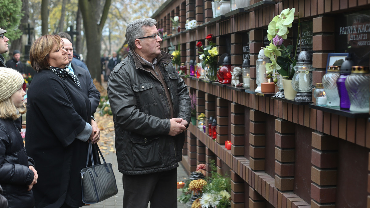 Prezydent Bronisław Komorowski wraz z żoną Anną Komorowską