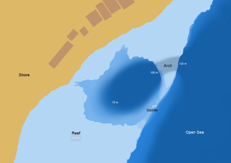 Mapa Blue Hole/wikipedia domena publiczna