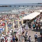 Promenada i plaża w Kołobrzegu