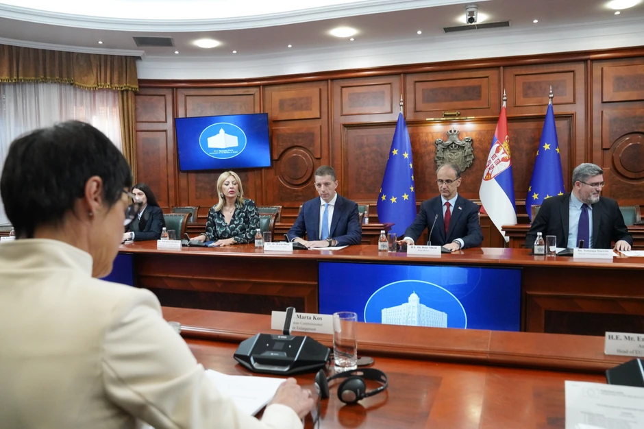 Marta Kos i premijer Macut