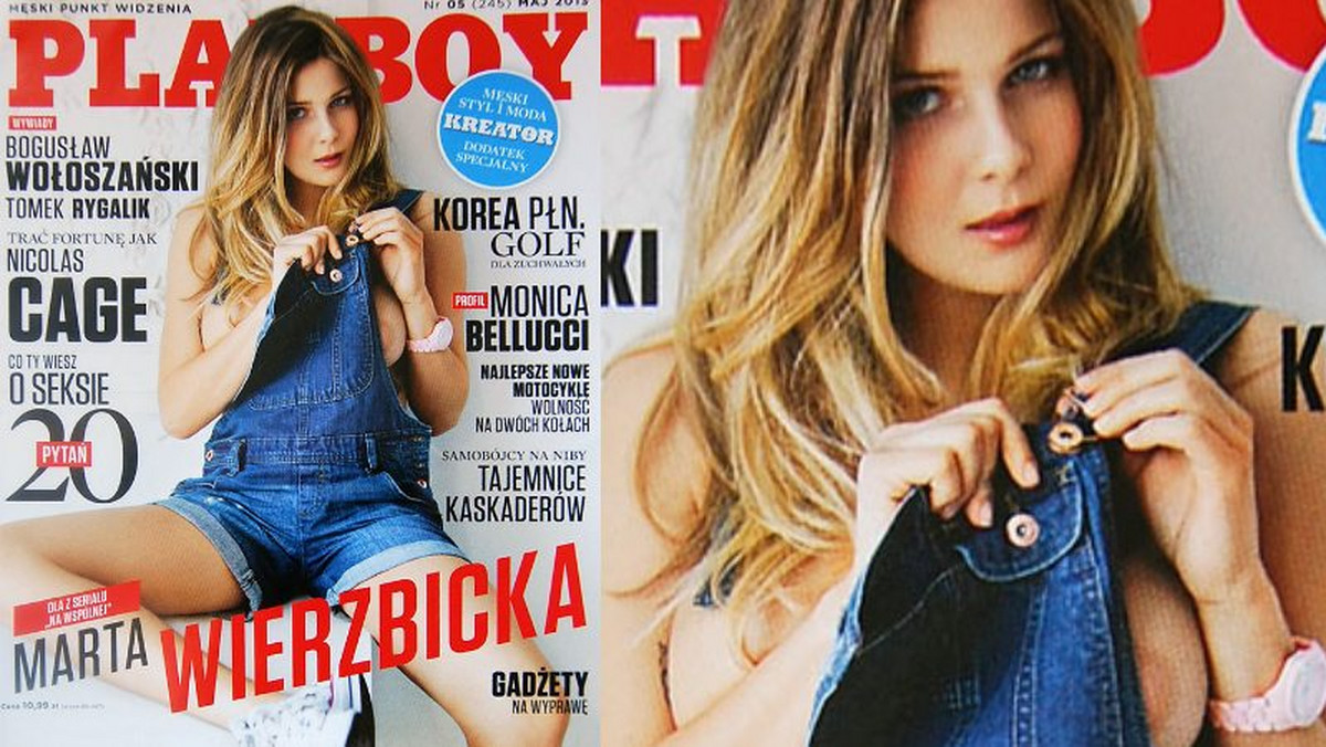 Narzekała, utyskiwała na swój biust, by w końcu na nim zarobić. Marta Wierzbicka (22 l.), która jest bohaterką najnowszej rozbieranej sesji w Playboy'u za pokazanie swych wdzięków dostała 30 tysięcy złotych.