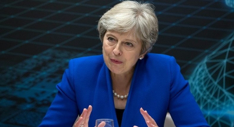 Britain's Prime Minister Theresa May said she was focused on securing a Brexit deal rather than her own future