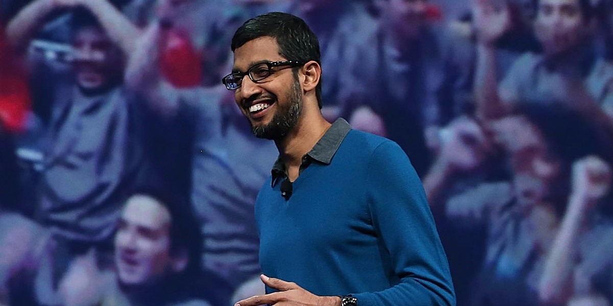 Google CEO Sundar Pichai.