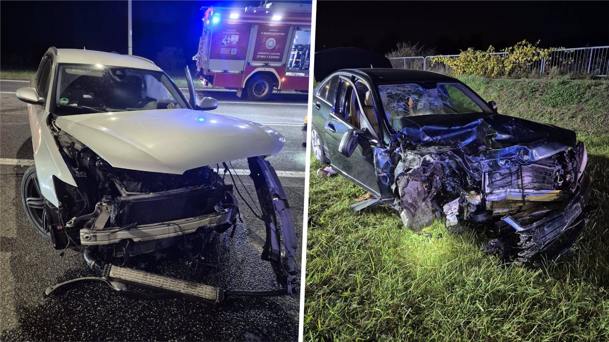 Wypadek w Grudziądzu: siedem osób rannych, w tym czworo małych dzieci