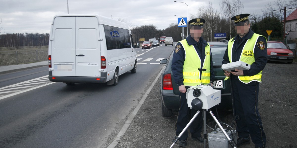 Tu straż łapie na fotoradar!