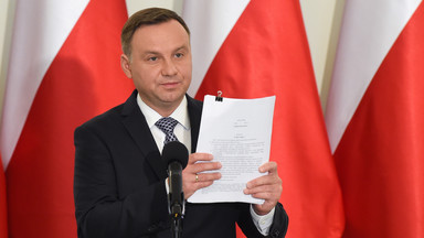 Prezydent Andrzej Duda wydał oświadczenie ws. ustawy reformującej sądy