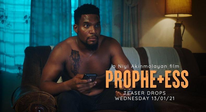 Kunle Remi in 'Prophetess' movie directed by Niyi Akinmolayan [Instagram/@niyi_akinmolayan]