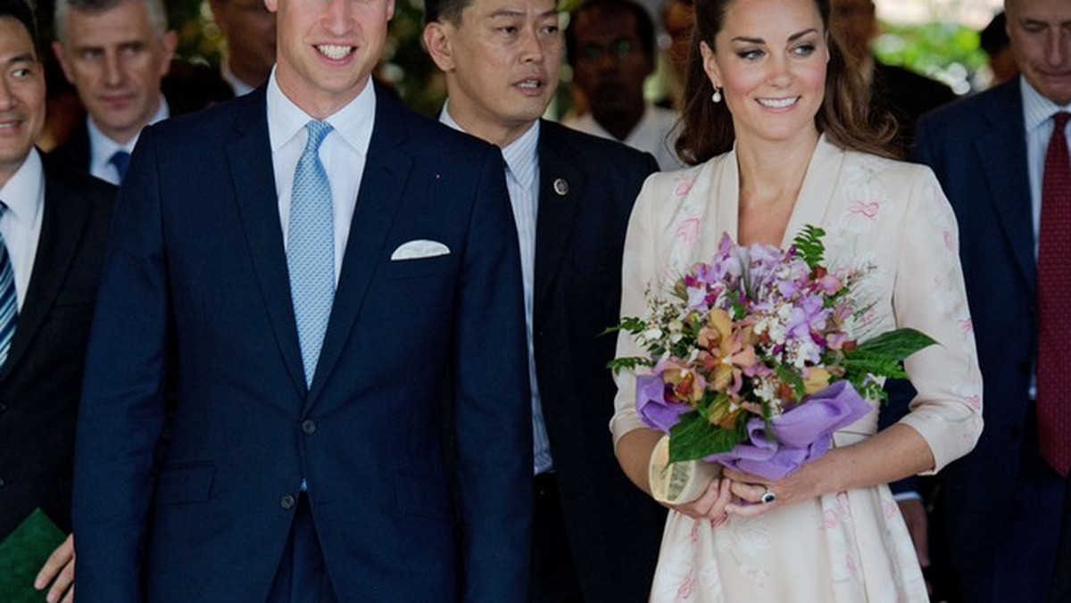 Księżna Catherine i książę William w Singapurze / fot. East News
