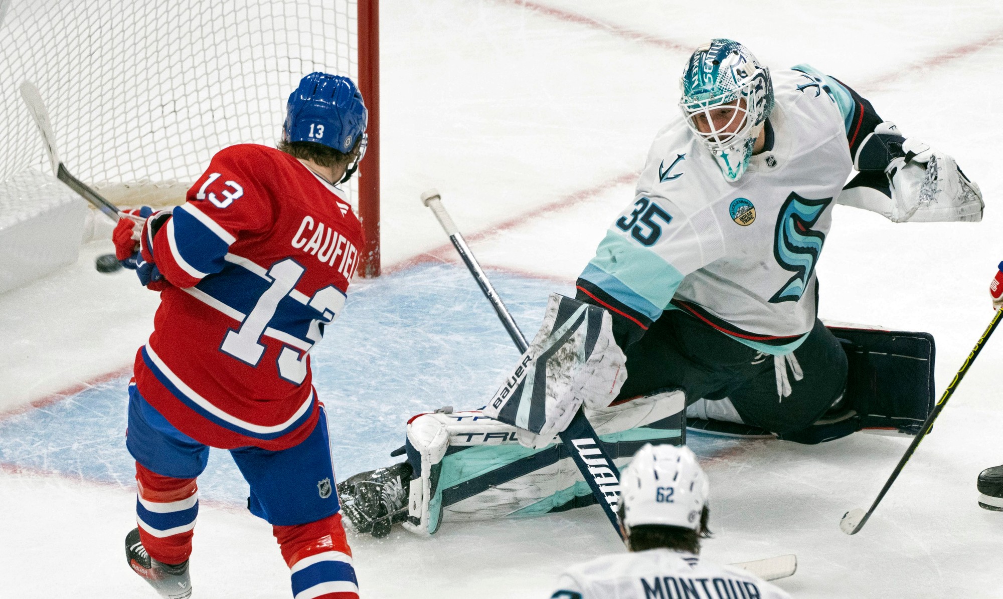 Zápas NHL: Montreal Canadiens - Seattle Kraken.