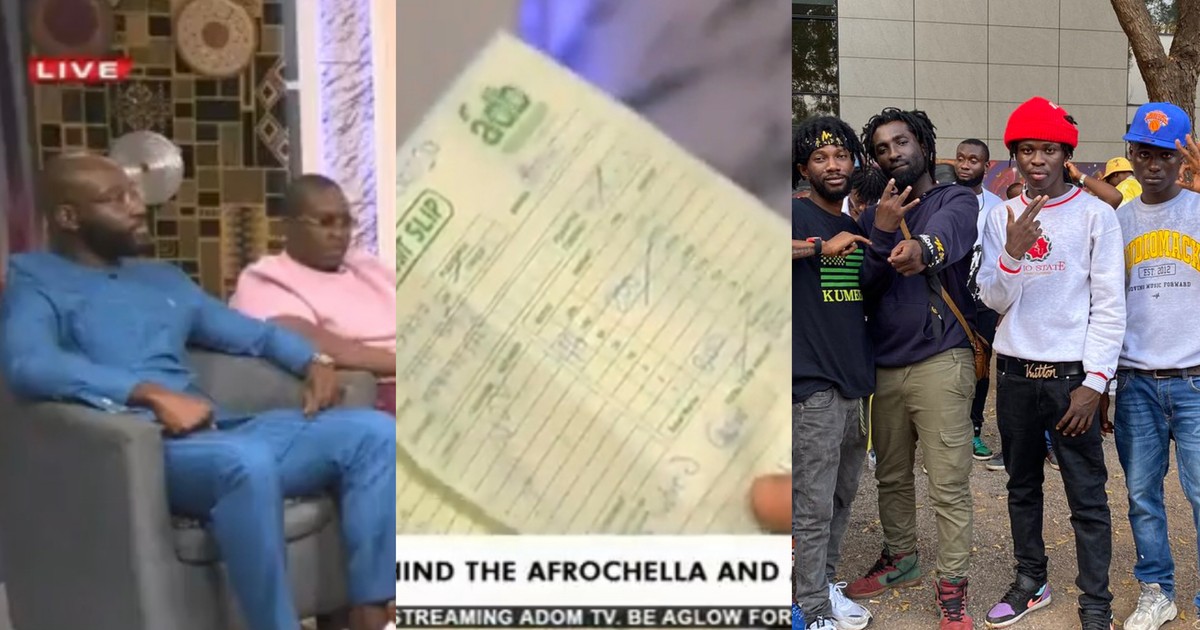 Afrochella organizers insist Asakaa Boys were paid; payment receipt on TV shows 800 (WATCH) - Vimarsana News