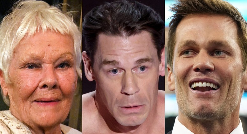 Judi Dench and John Cena are two of the celebrities who are reportedly voicing new AI assistants for Meta. Tom Brady was part of an earlier Meta effort of using celebrity likenesses for AI.Getty Images