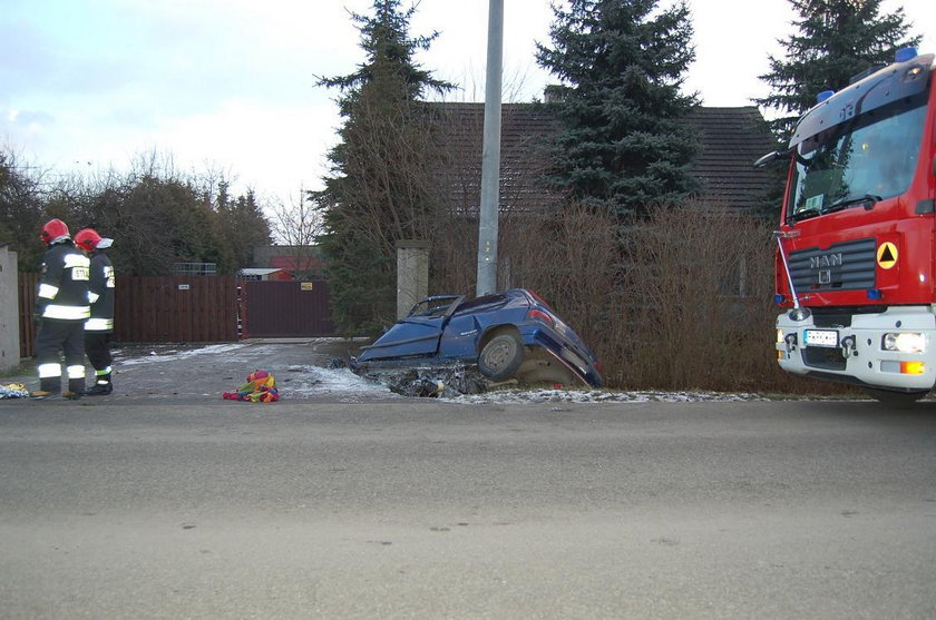 Rozbił kradzione auto