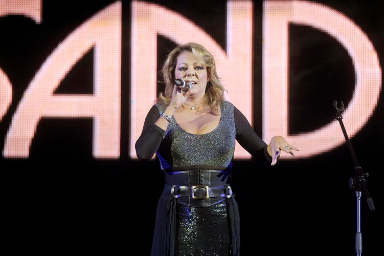 Sandra podczas koncertu Disco Fever w Kołobrzegu