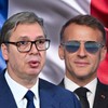 Aleksandar Vučić, Emanuel Makron 