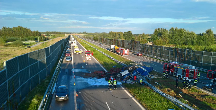 Groźny wypadek na A4