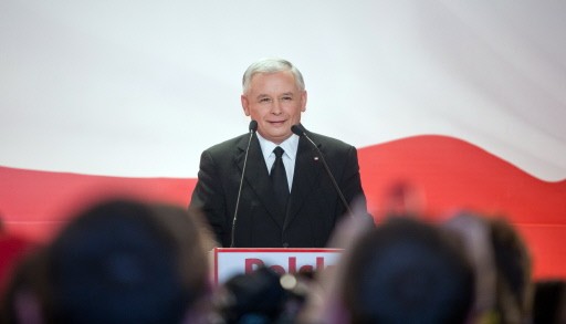 Jarosław Kaczyński, fot. AFP