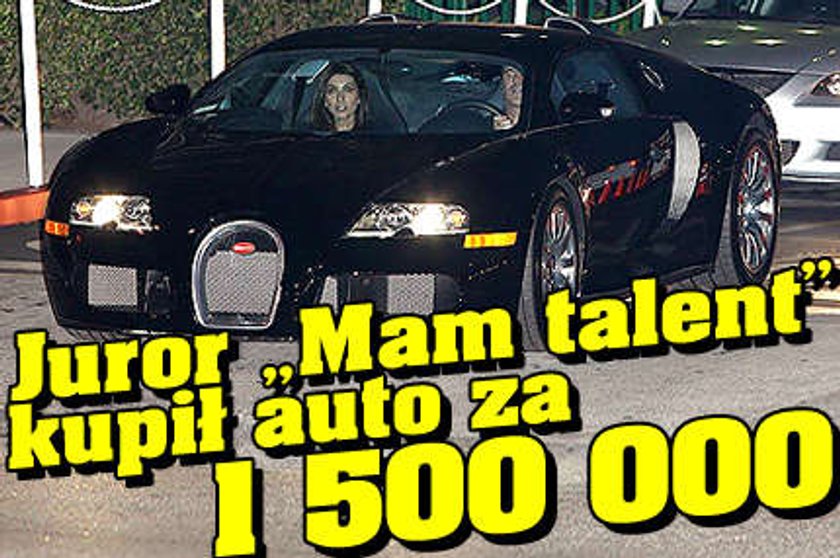 Juror "Mam talent" kupił auto za 1 500 000