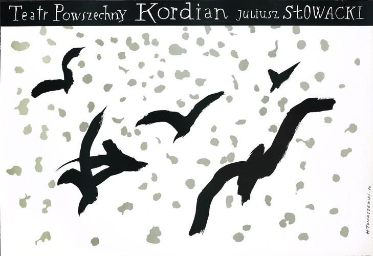 Henryk Tomaszewski, Kordian, plakat teatralny 1980