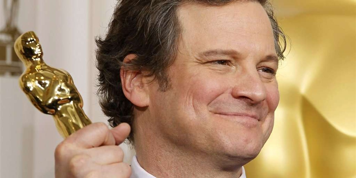 Colin Firth pijany. Zgubił Oscara