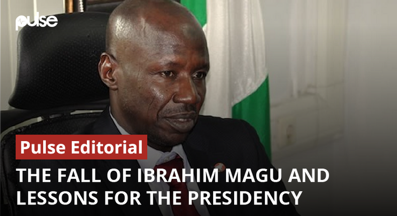 Ibrahim Magu has been suspended as EFCC boss 