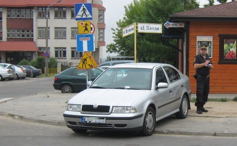 Zdjęcie parkowania przesłała nam Straż Miejska w Gdańsku