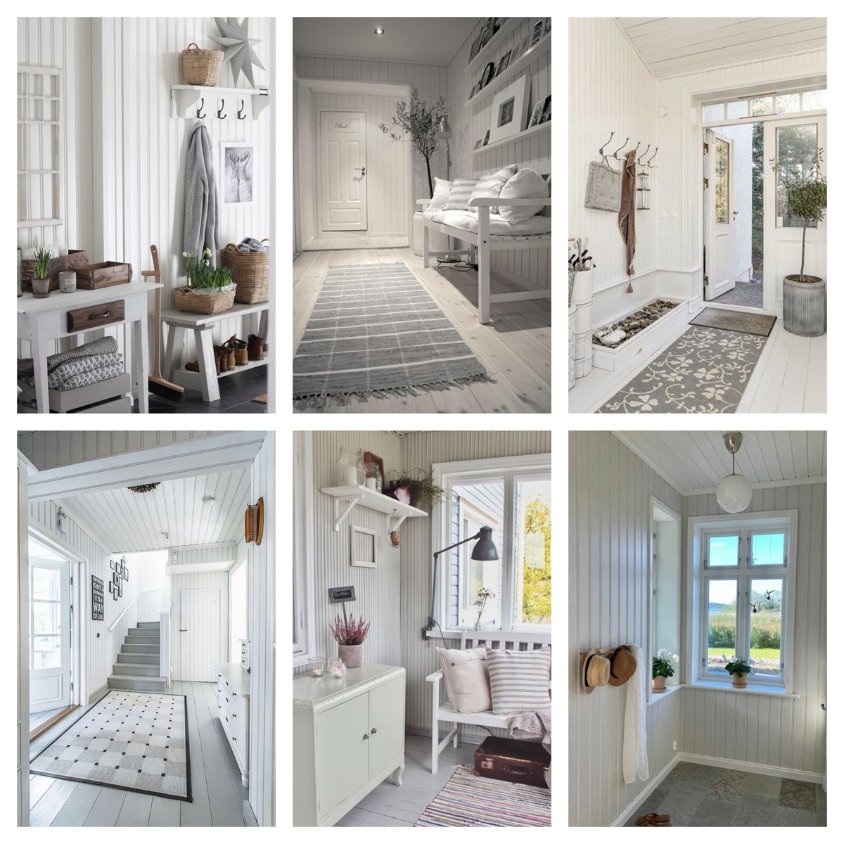 Biała boazeria wygląda świeżo i modnie (fot.Pinterest)