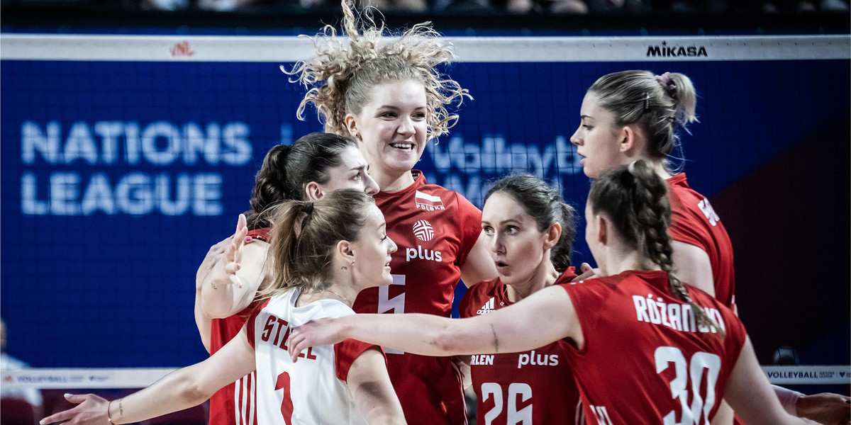 Polski siatkarki wygrywają w Lidze Narodów mecz za meczem