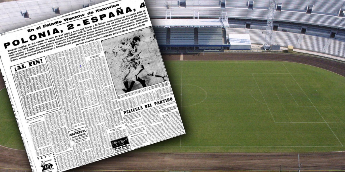 Hiszpanie rozbili Polskę na Stadionie Śląskim, ale później oddali walkowerem walkę o mistrzostwo Europy