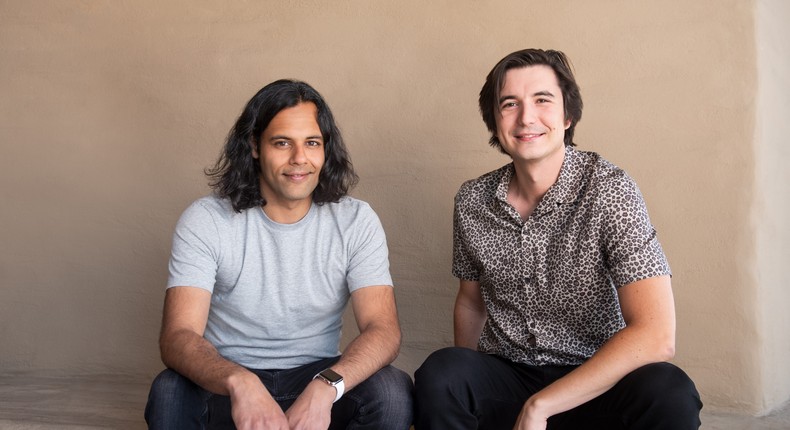 Baiju Bhatt and Vlad Tenev cofounders and CEOs of Robinhood
