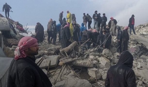 Misja ratunkowa po trzęsieniu ziemi w Turcji i Syrii.