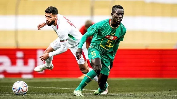 Idrissa Gueye during Senegal vs Iran clash.
