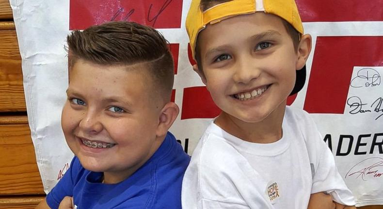 Boy sells his baseball cards to help his friends fight cancer