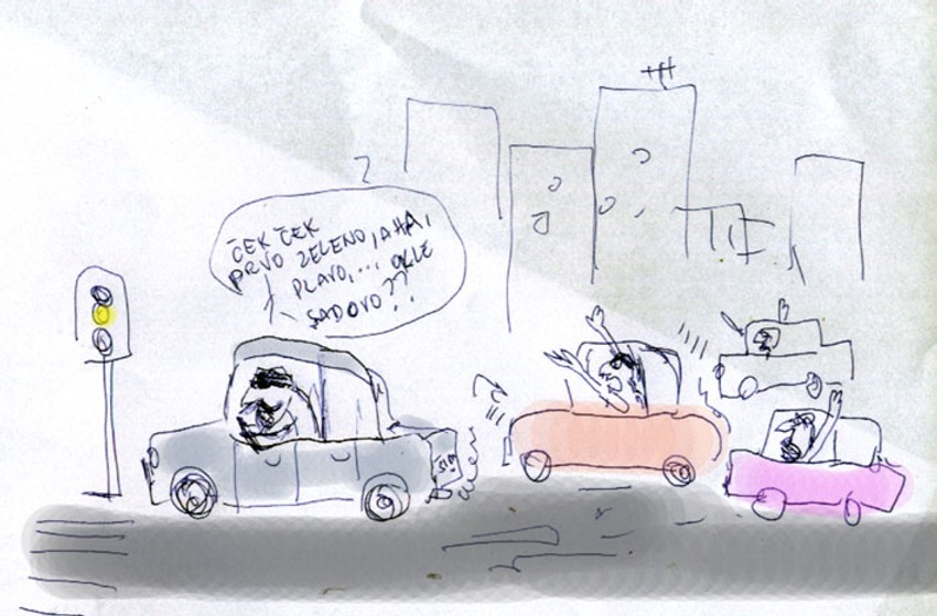 Ličanin je najomiljeniji kao vozač u Zagrebu, i zato nerijetko mjenja tablice prije nego krene tamo, obično ukrade šibenske pa mu i ne smeta što mu je*u sve po spisku.